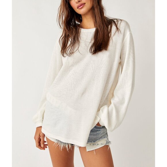 FREE PEOPLE We The Free Soul Song Tee / Ivory - Picture 4 of 8